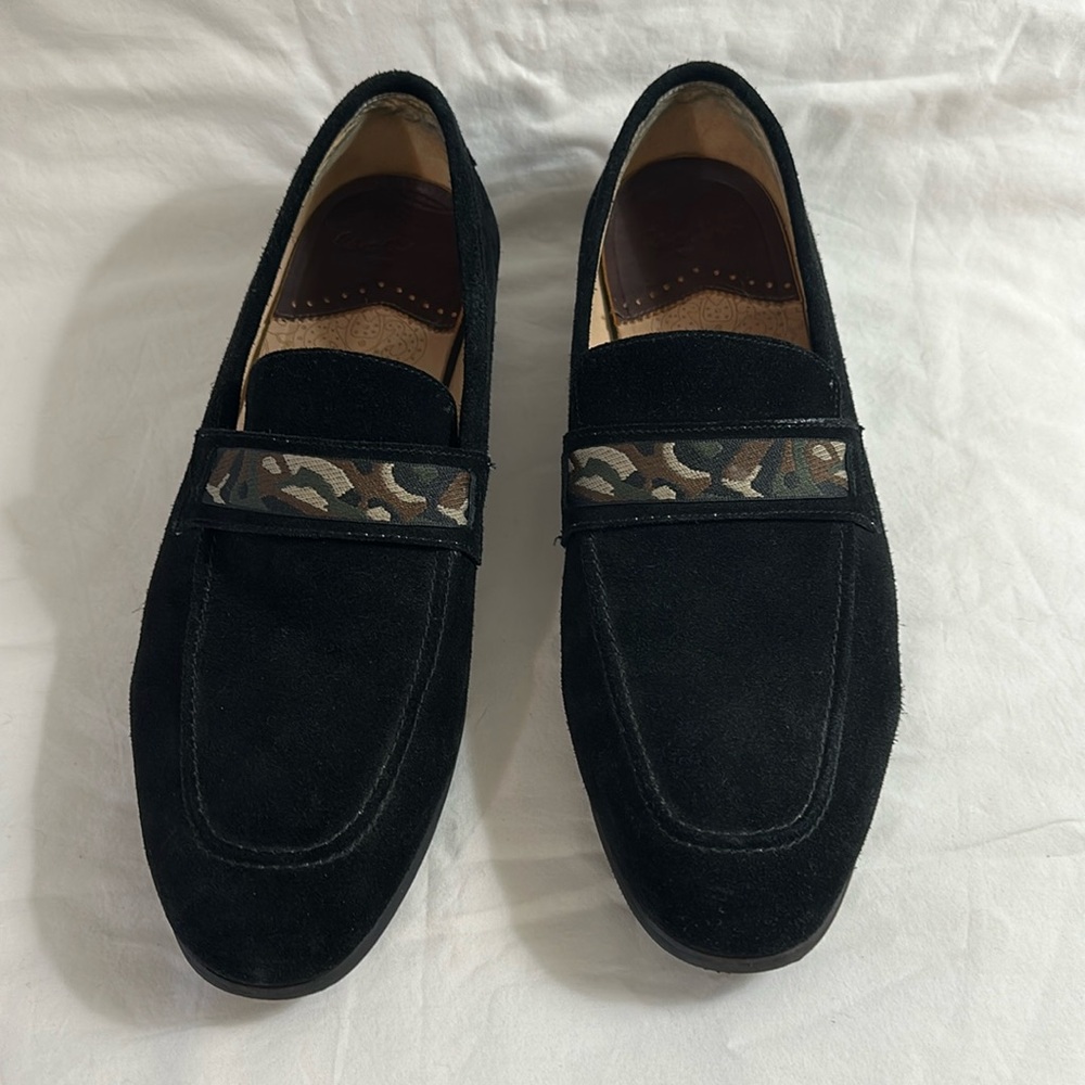Robert Graham suede loafers